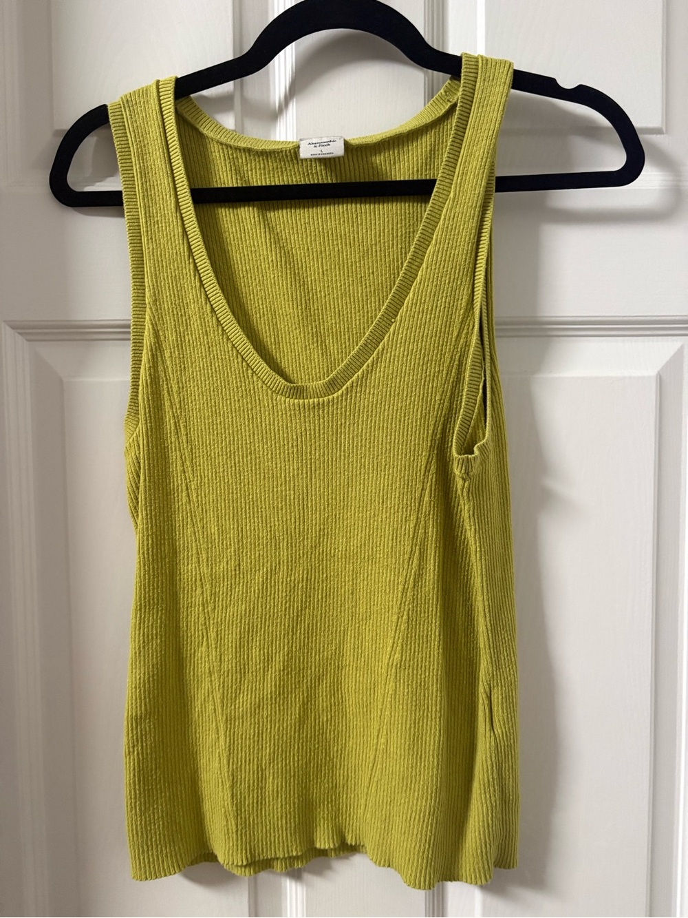 Abercrombie chartreuse tank